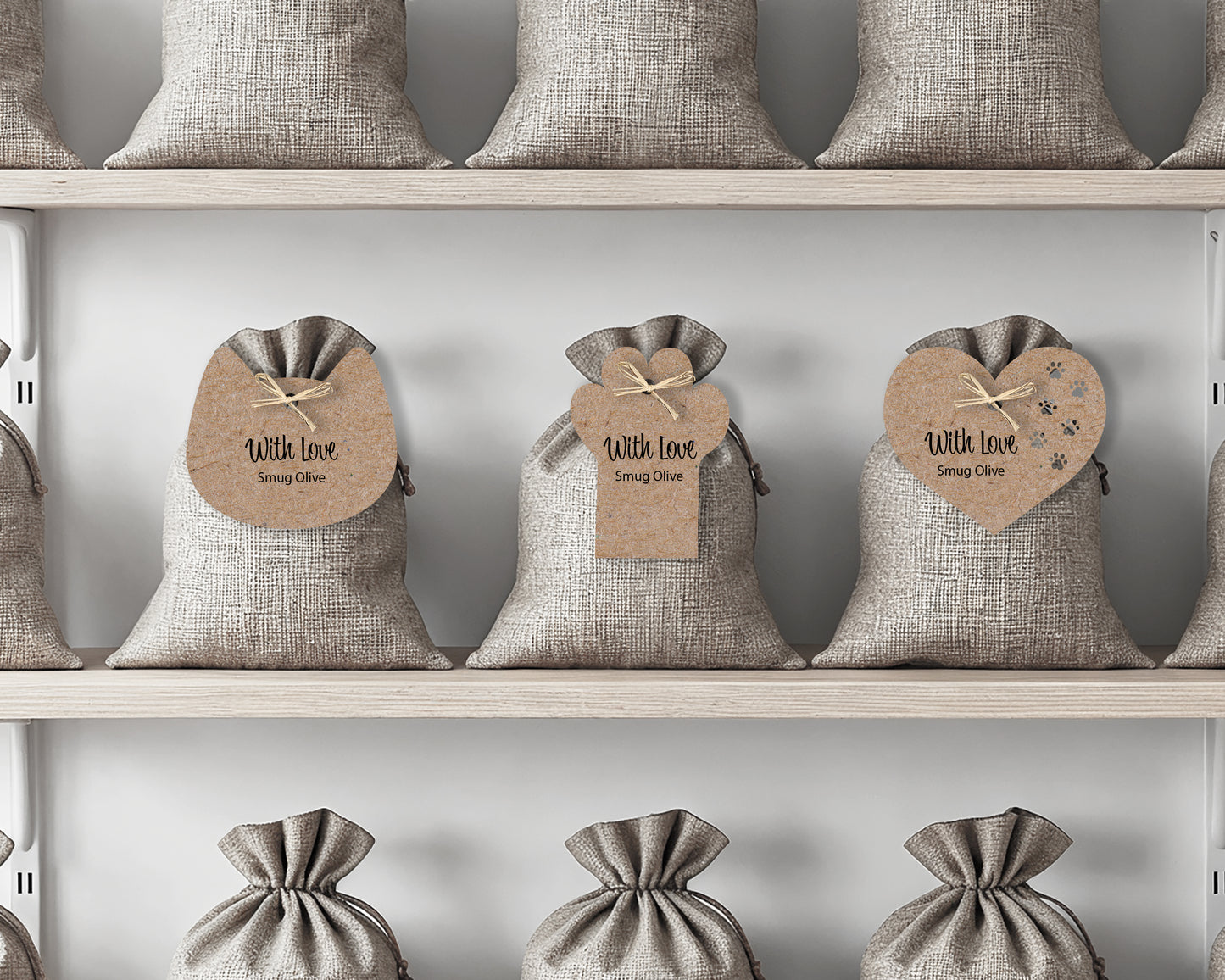 Cat themed labels/tags - Personalisable