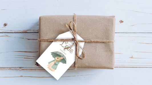 Adorable Peter Rabbit  Gift Tags - Personalisble