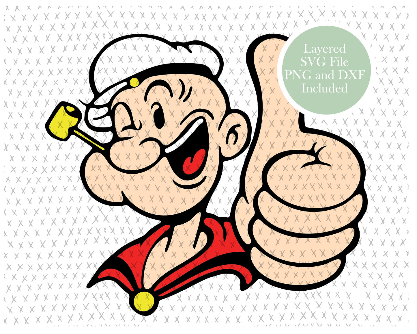 Popeye The Sailorman graphic craft image