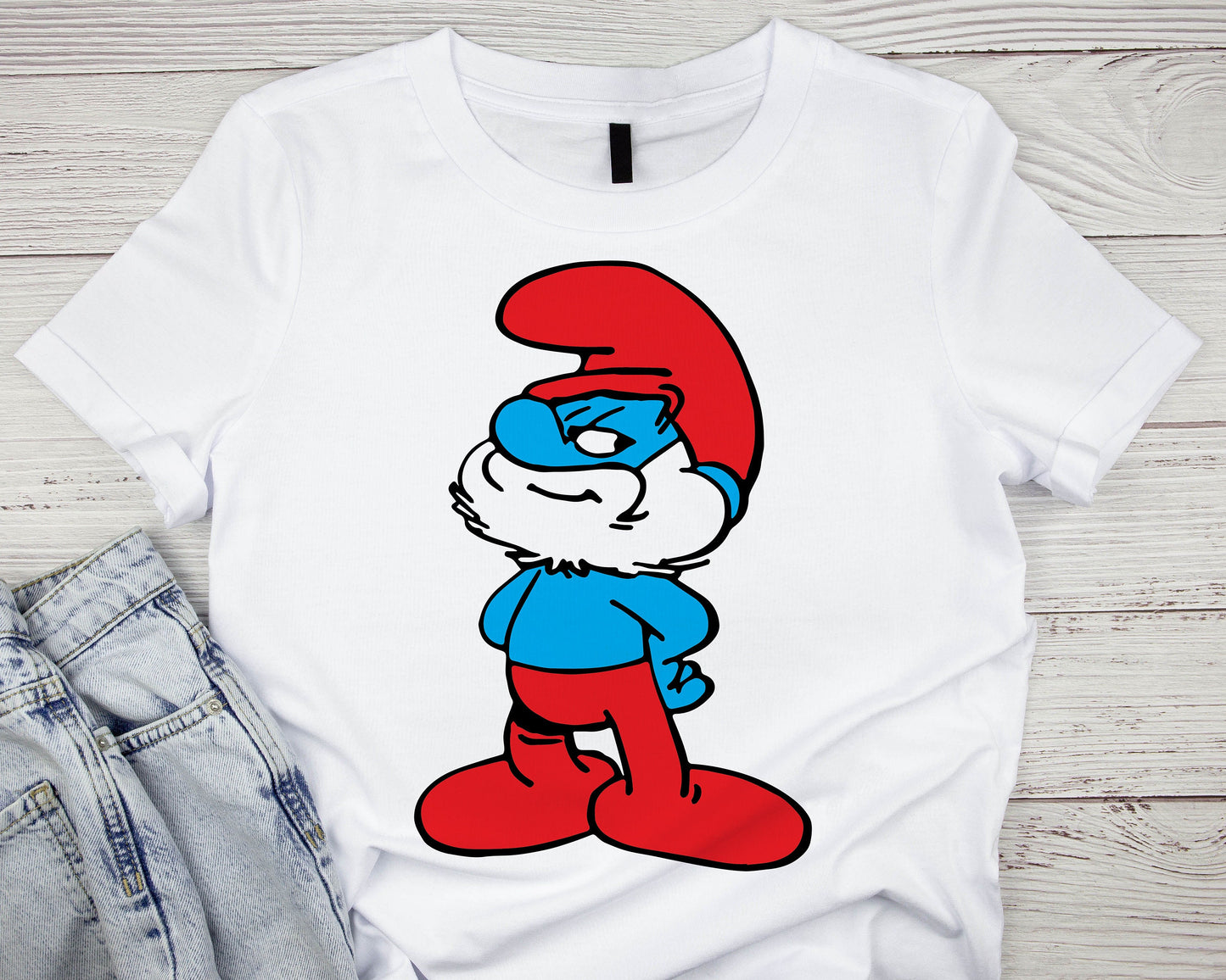 Papa Smurf graphic craft image