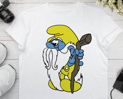 Grandpa Smurf graphic craft image