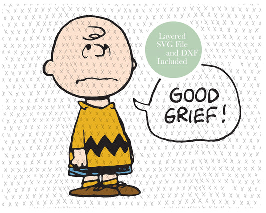 Cartoon Charlie Brown graphic craft image