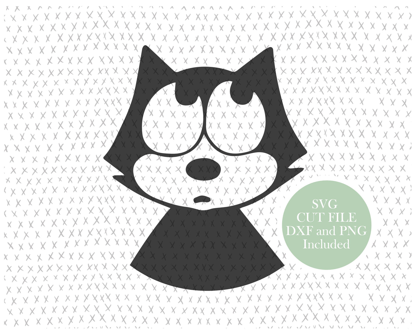 Felix the Cat graphic craft image, vintage cartoon