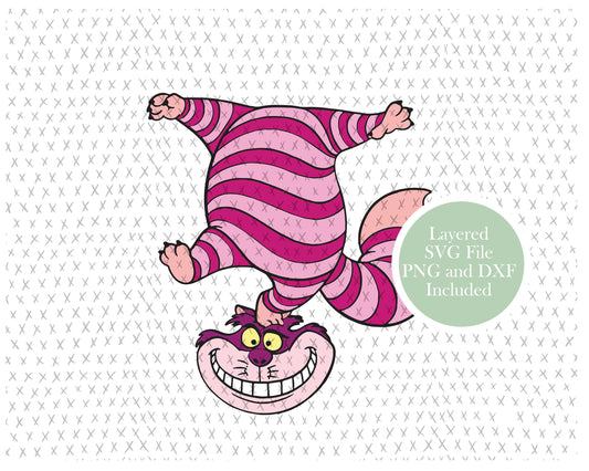 Cheshire Cat from Alice in Wonderland graphic craft image