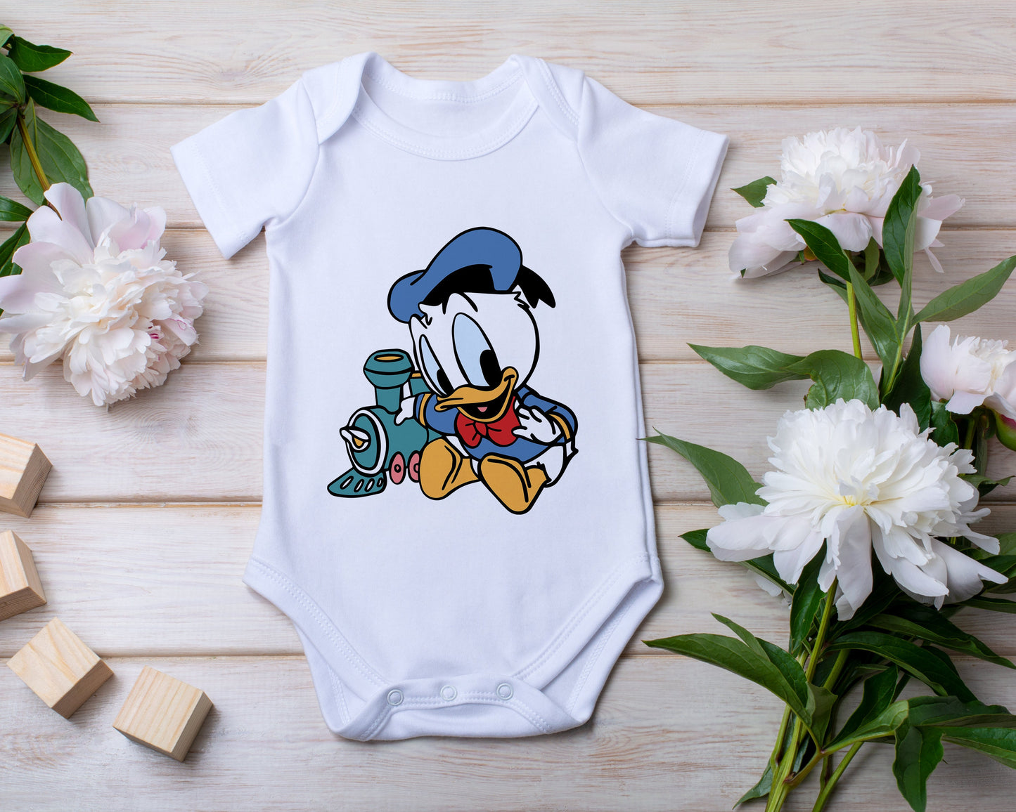 Cute baby Donald Duck graphic craft image