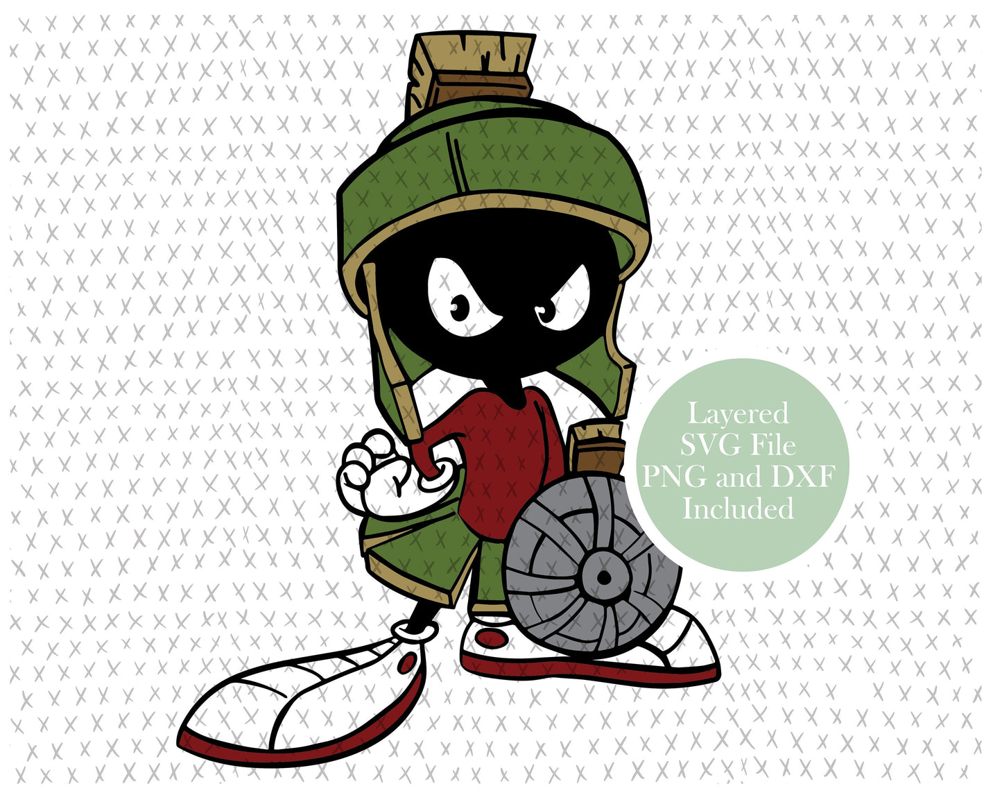 Marvin the Martian cartoon character graphic craft image