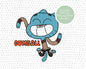 Gumball graphic craft image, amazing world of gumball