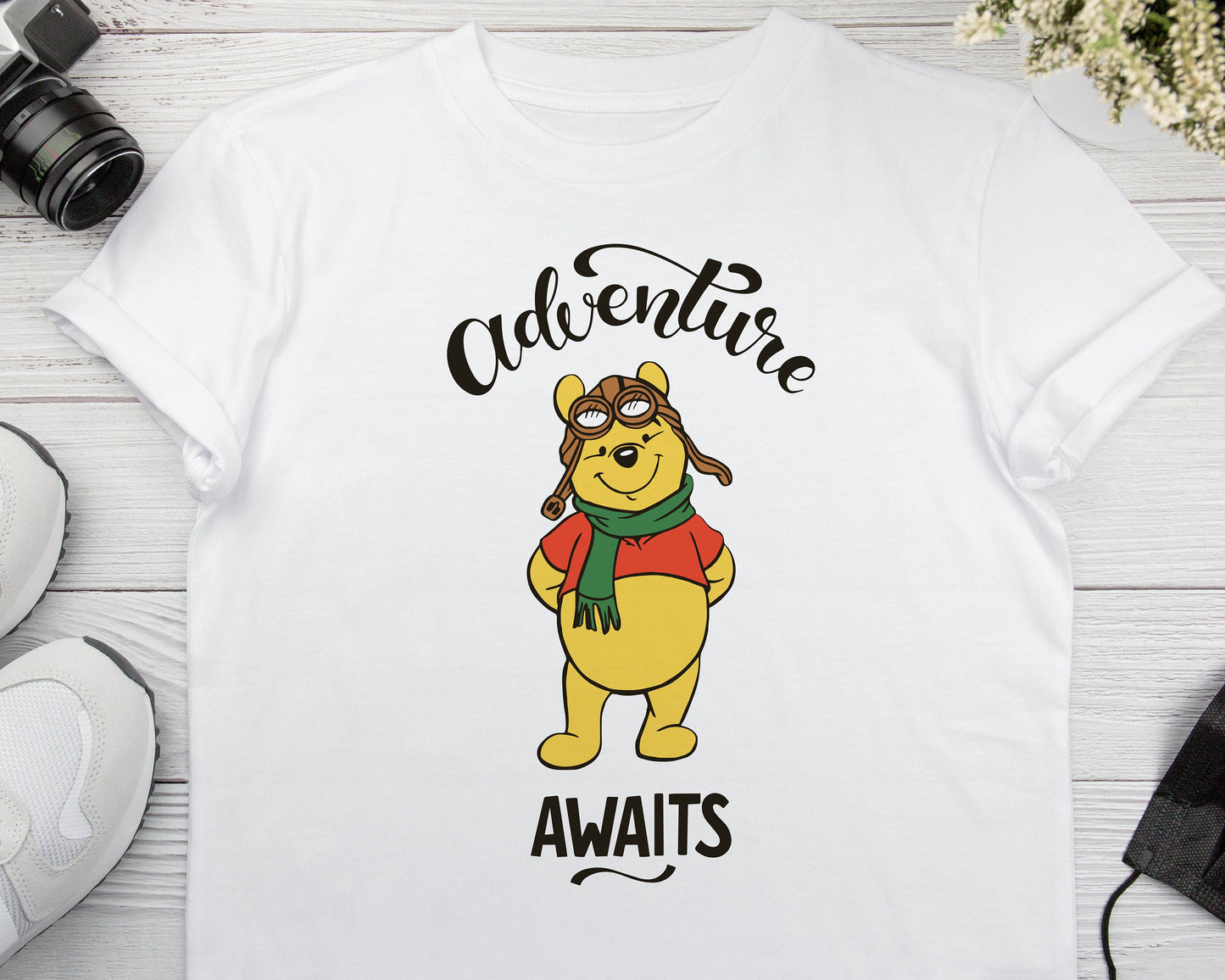 Pooh Bear Adventure Awaits graphic craft image