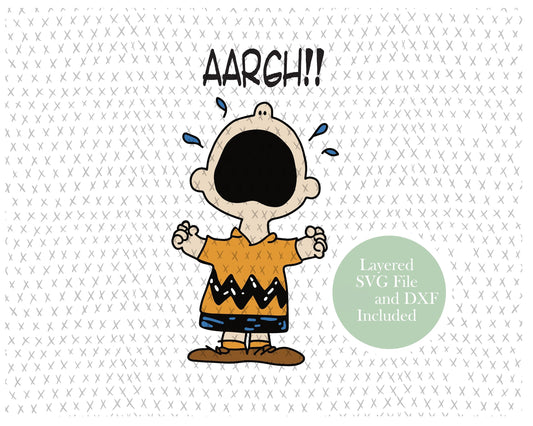 Cartoon Charlie Brown graphic craft image