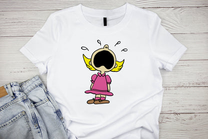 Sally Brown cartoon character graphic craft image,  Charlie brown