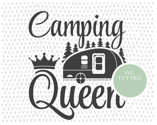 Camping Queen graphic craft image