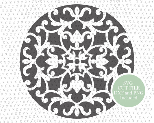 Round Swirley Pattern graphic craft image