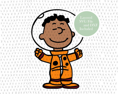 Franklin form Charlie Brown graphic craft image - Astronaut