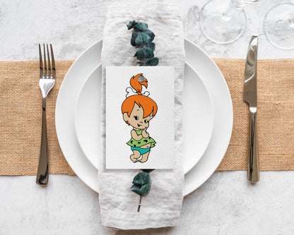 Pebbles from Flintstones graphic craft image