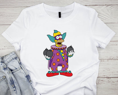 Krusty the Clown graphic craft image, The Simpsons