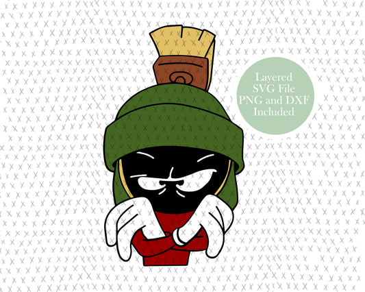 Marvin the Martian cartoon character graphic craft image