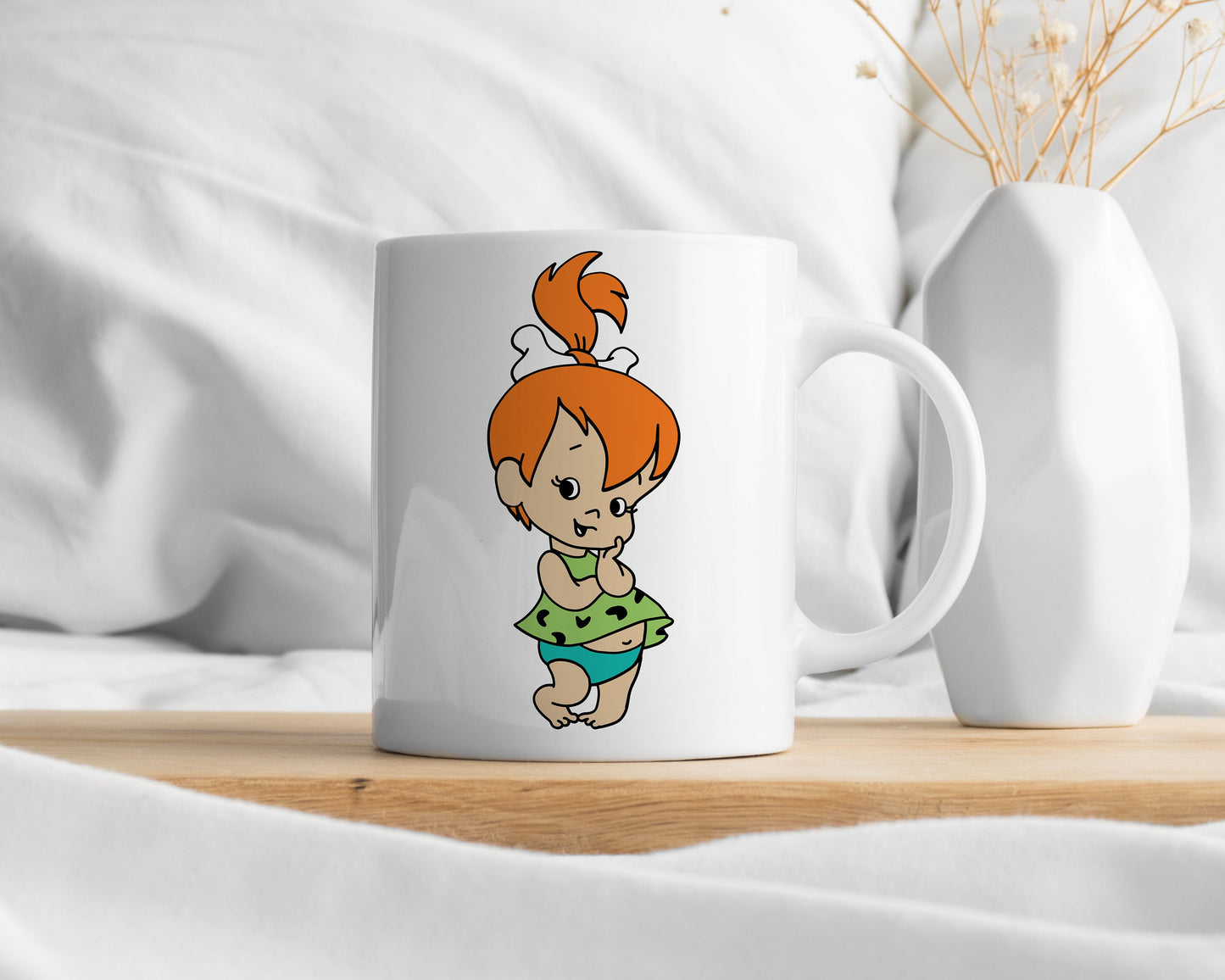 Pebbles from Flintstones graphic craft image