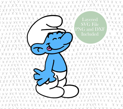 Smurf graphic craft image