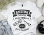 Funny Knitting Quote graphic craft image