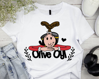 Olive Oyl, Popeye graphic craft image