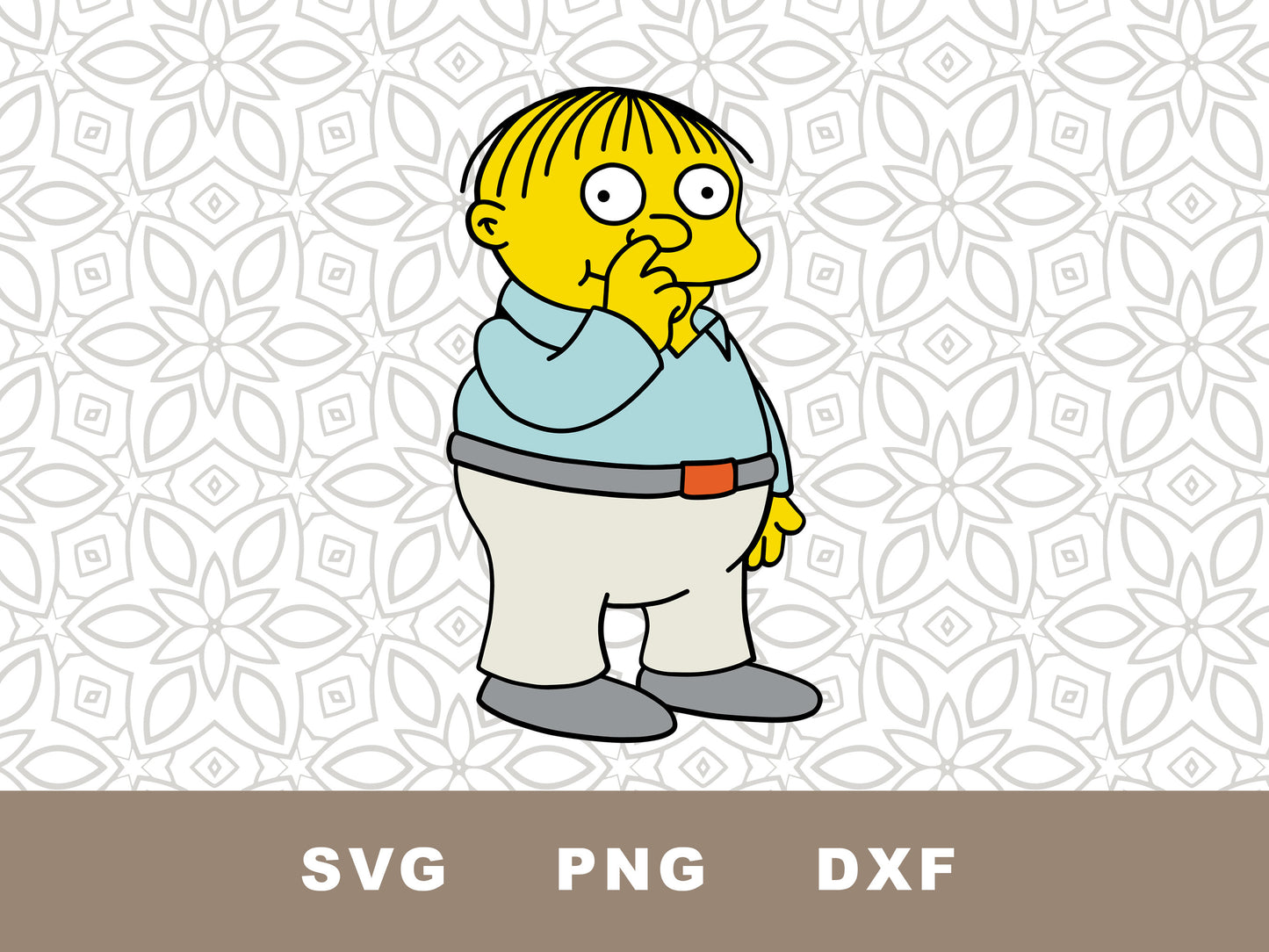 The Simpsons character graphic craft image, Ralph Wiggum