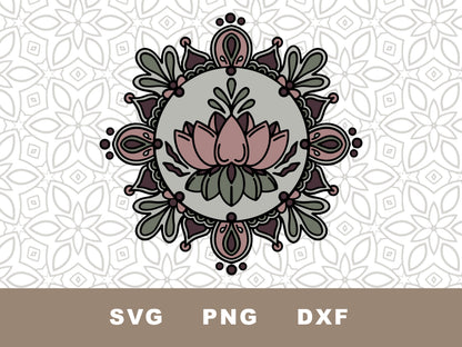 Mandala Tile Pattern graphic craft image