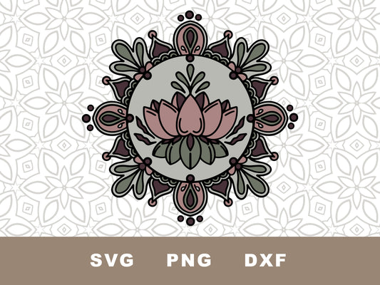 Mandala Tile Pattern graphic craft image