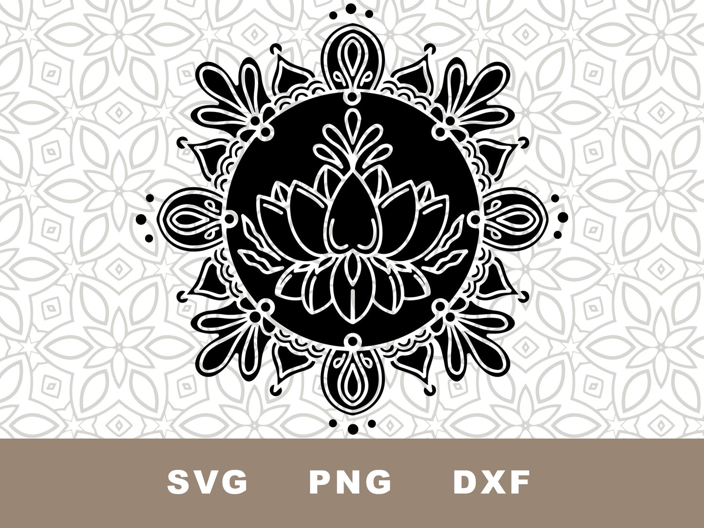 Mandala Tile Pattern graphic craft image