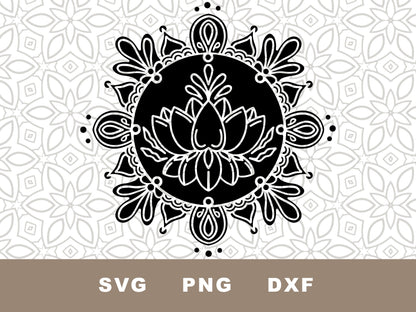 Mandala Tile Pattern graphic craft image