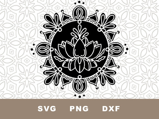 Mandala Tile Pattern graphic craft image