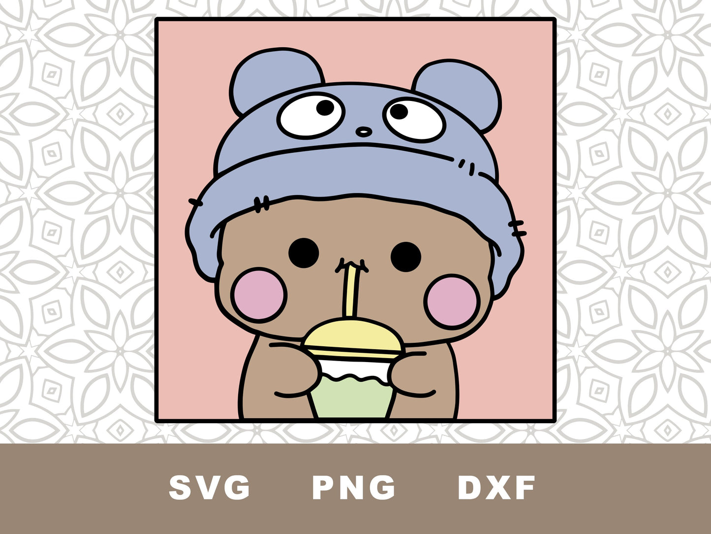 Kawaii Bear graphic craft image