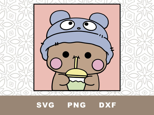 Kawaii Bear graphic craft image