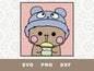 Kawaii Bear graphic craft image