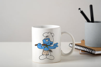 Smurf graphic craft image, Baker / Chef Smurf