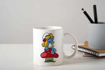 Smurfette Smurf graphic craft image, Girl Smurf