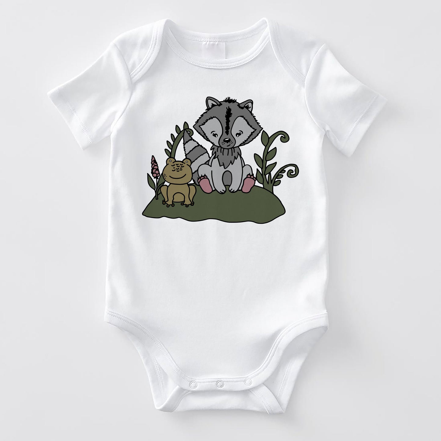 Baby Raccoon graphic craft image, Woodland Animal