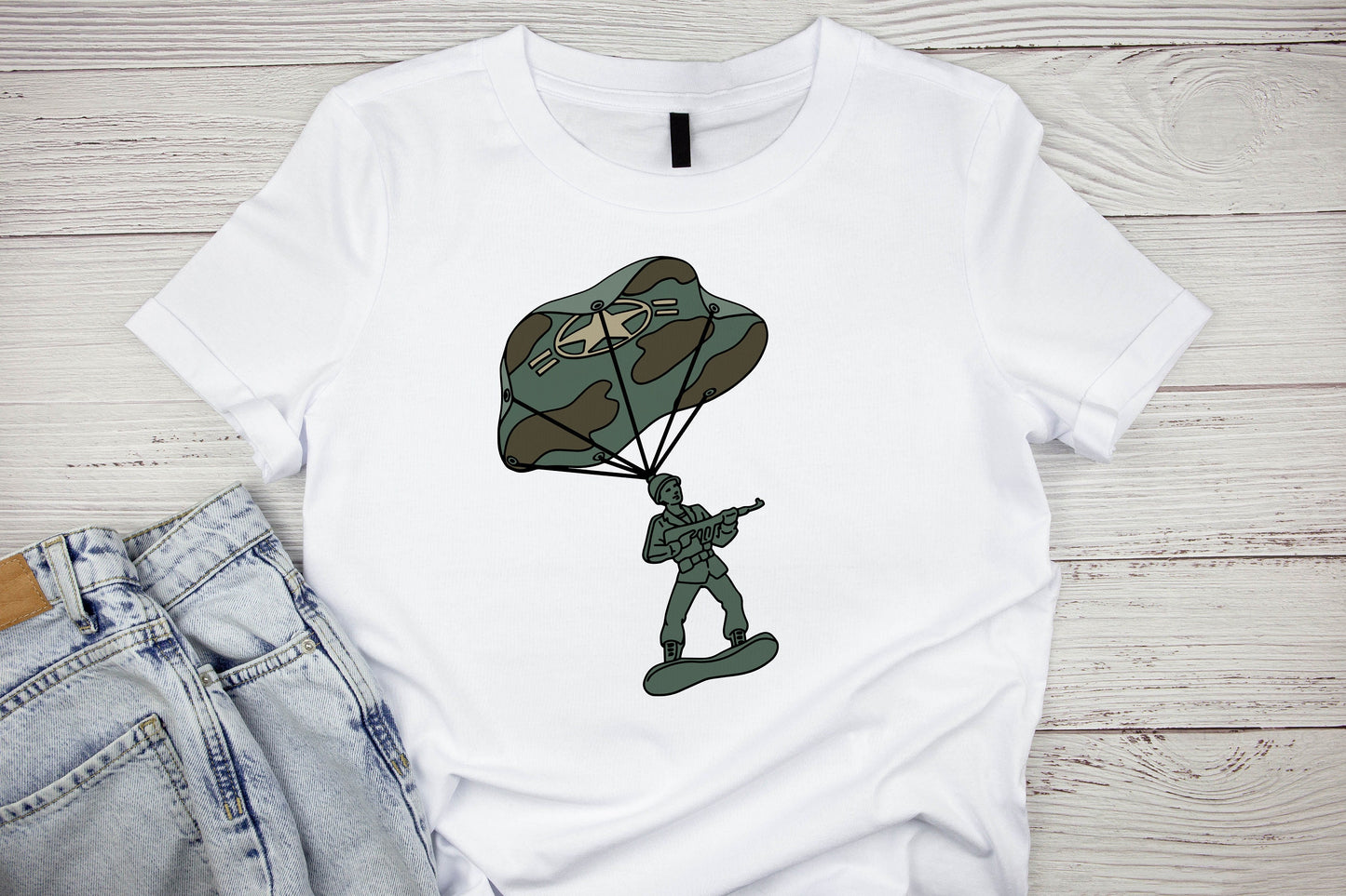 Toy Soldier graphic craft image, army men