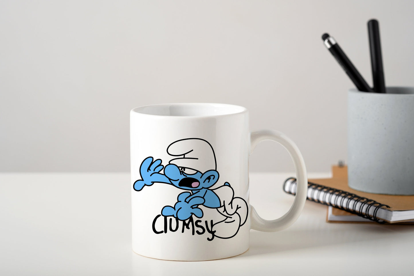 Clumsy Smurf graphic craft image