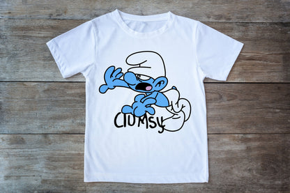 Clumsy Smurf graphic craft image