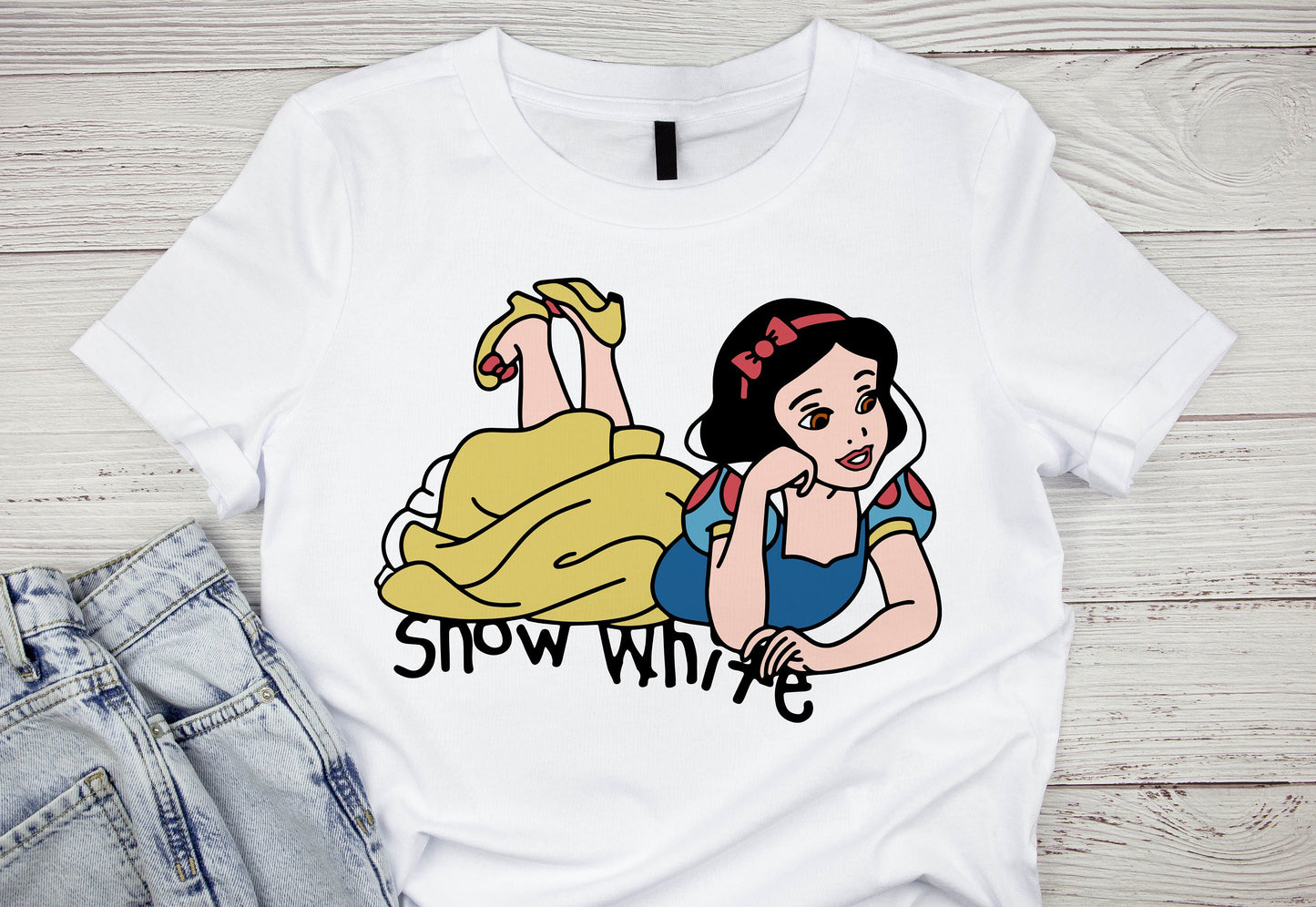 Snow White graphic craft image, Fairy Tale Princess