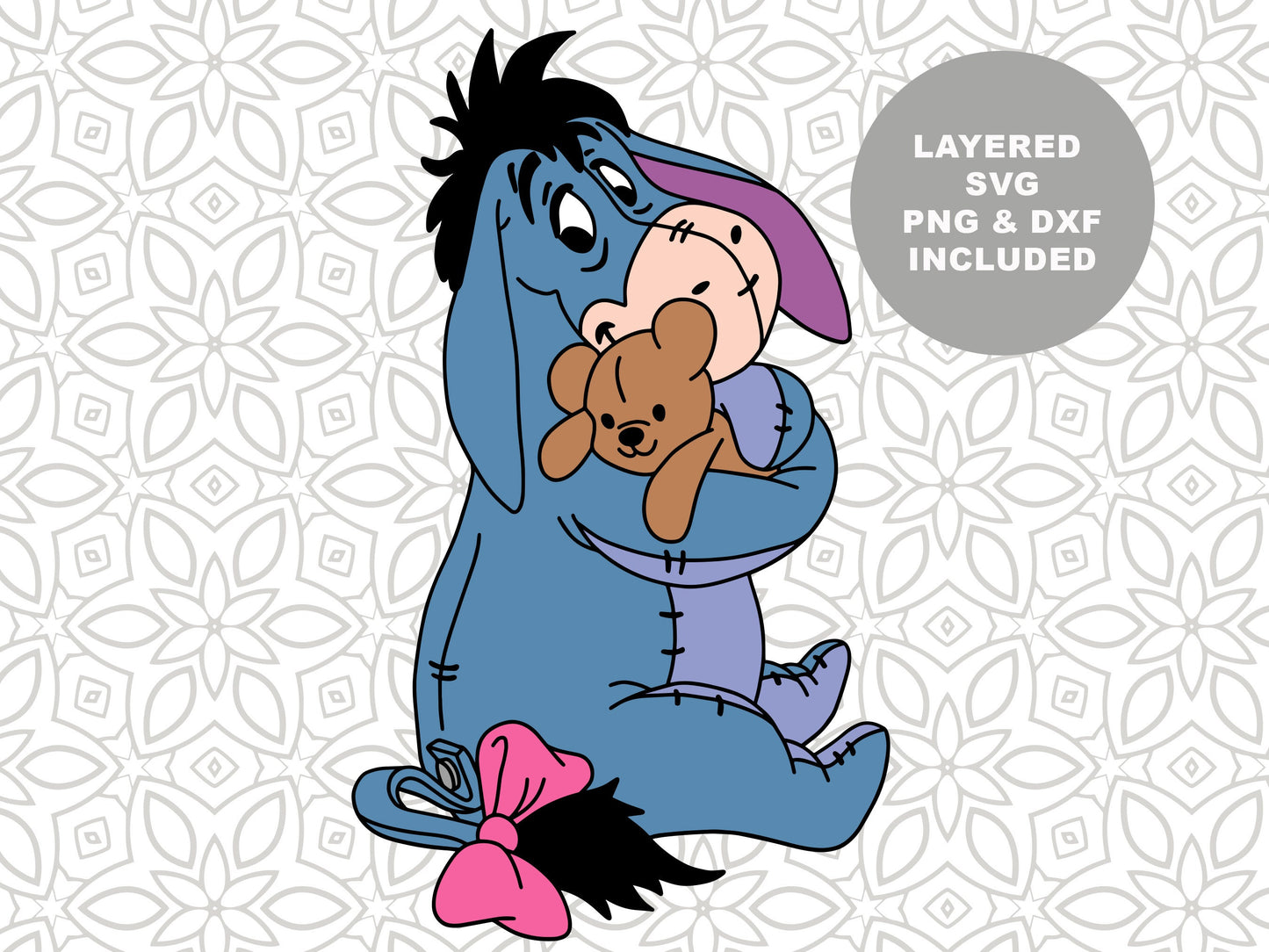 Eeyore graphic craft image, Winnie the Pooh