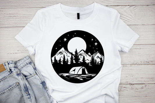 Camping Outdoors Adventure Sublimation Image