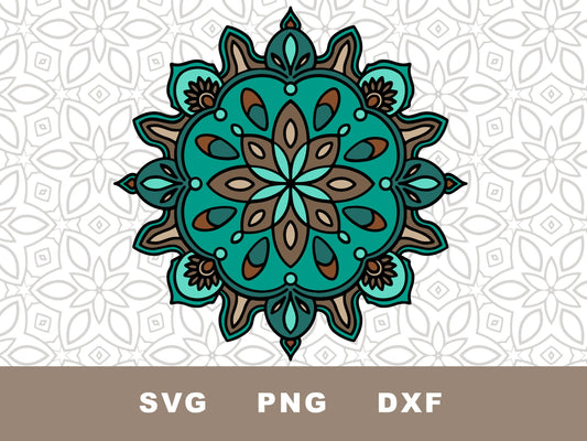 Mandala Tile Pattern graphic craft image