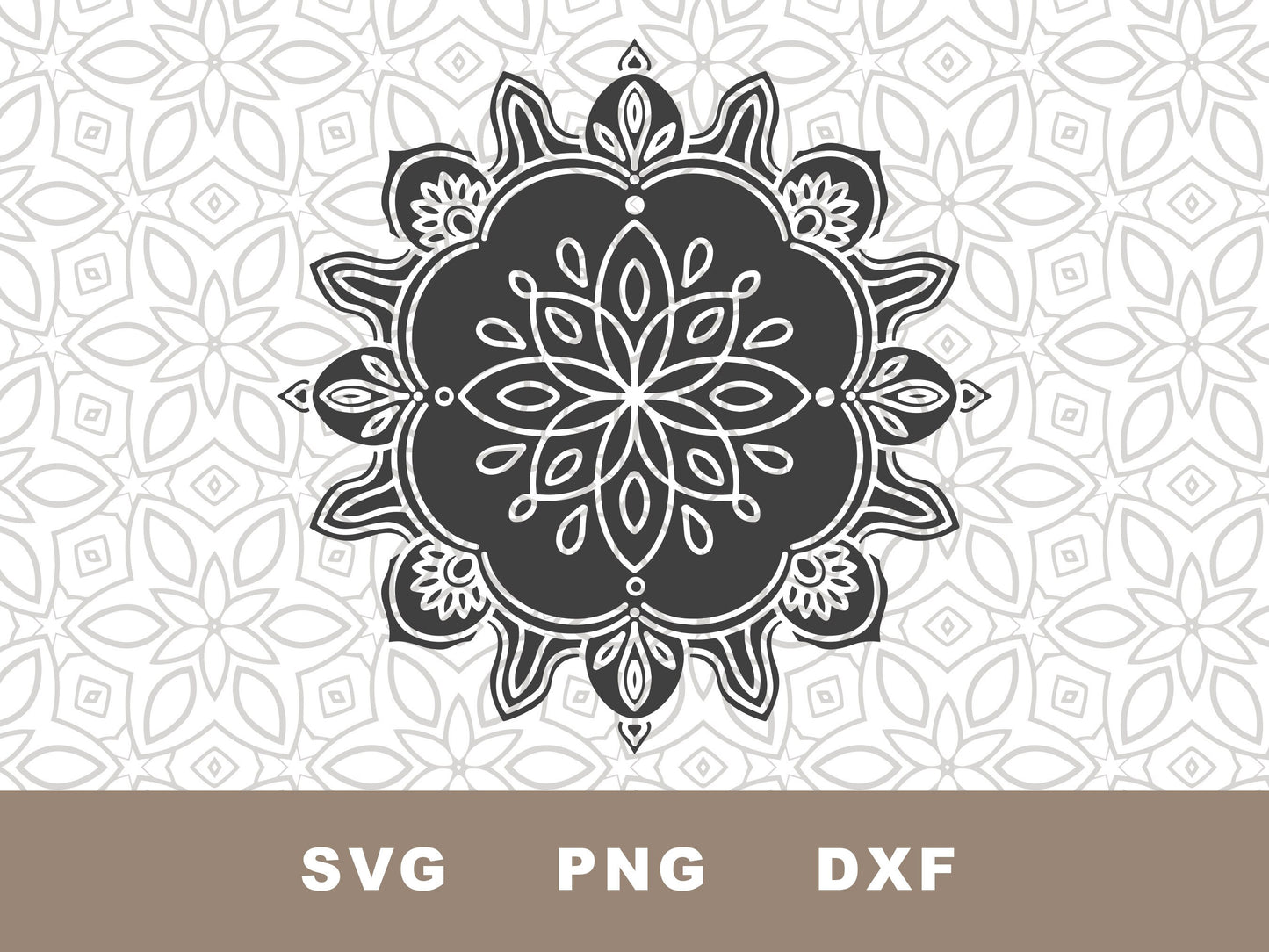 Mandala Tile Pattern graphic craft image