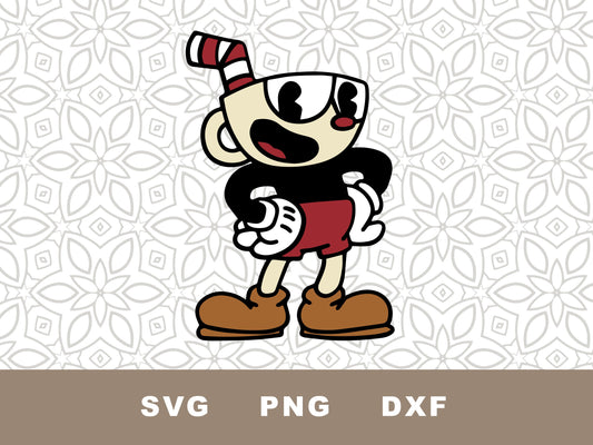 Cuphead from The Cuphead Show graphic craft image