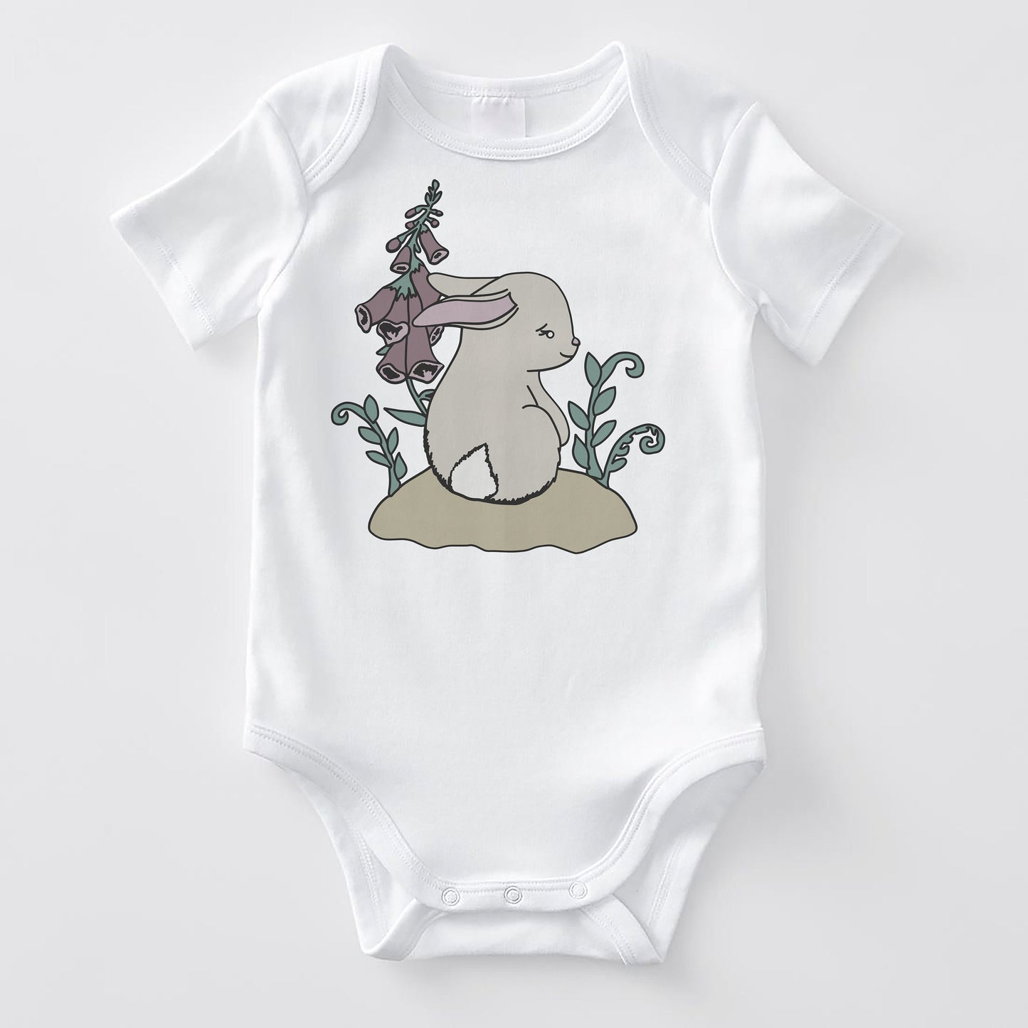 Baby rabbit SVG Cut File, Woodland Animal