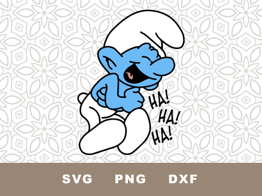 Jokey Smurf graphic craft image