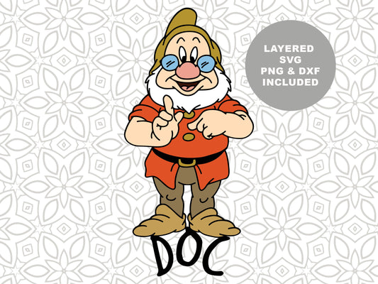 Doc from Snow White graphic craft image