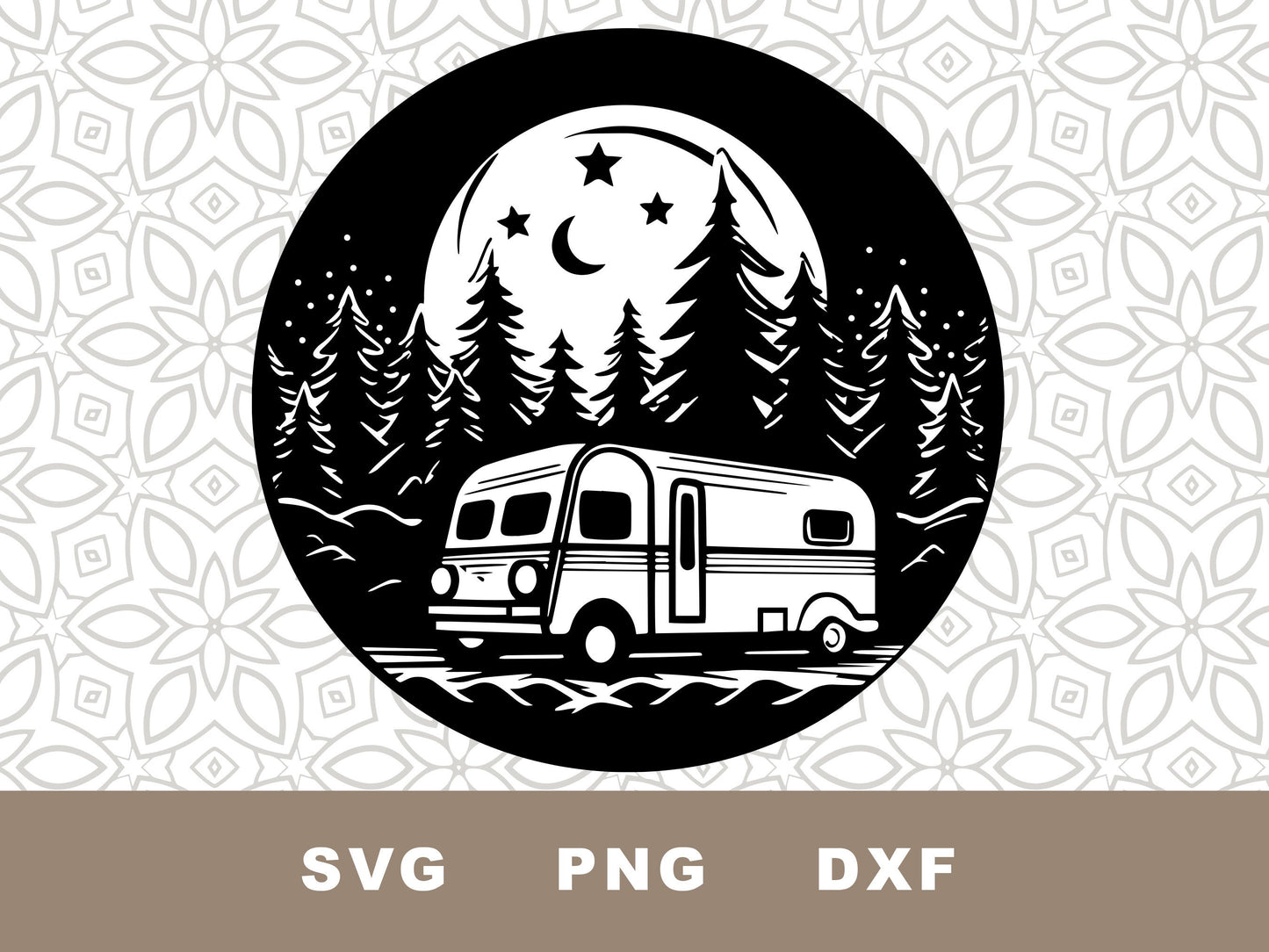 RV Adventure, Outdoors graphic craft image