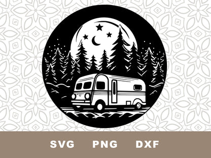 RV Adventure, Outdoors graphic craft image